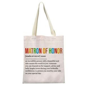 NEW Matron of Honor Tote Bag